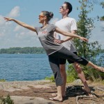 American Ballet Theatre alumna Cristina Escoda, partnered by Adrian McHale of Ballet Populaire de l’Île du Cerf. Cristina models Ballet to the People’s regulation Hello Kitty practice T while both dancers favor flip-flops when rehearsing on cliffs. Please do attempt this if you are not a trained professional. (Photo courtesy of Sam Watson, Deputy Chief of Mission, U.S. Embassy Bujumbura, Burundi.)