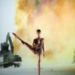 The Royal Ballet's Akane Takada in Live Fire Exercise. Choreography: Wayne MacGregor. Photo: Bill Cooper, courtesy Royal Opera House.