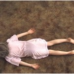 Video still from Portland performance artist Miranda July's short film 'Nest of Tens'.