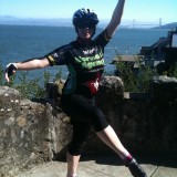 Biker shows attitude