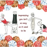 Dancer draws a unique Valentine